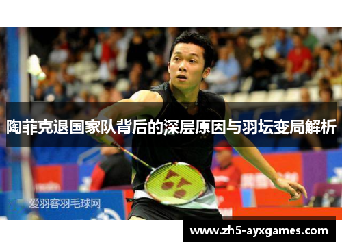 陶菲克退国家队背后的深层原因与羽坛变局解析